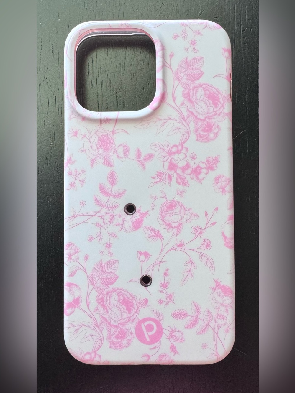 Loopy Case Pink Toile-iPhone 15 Pro Max